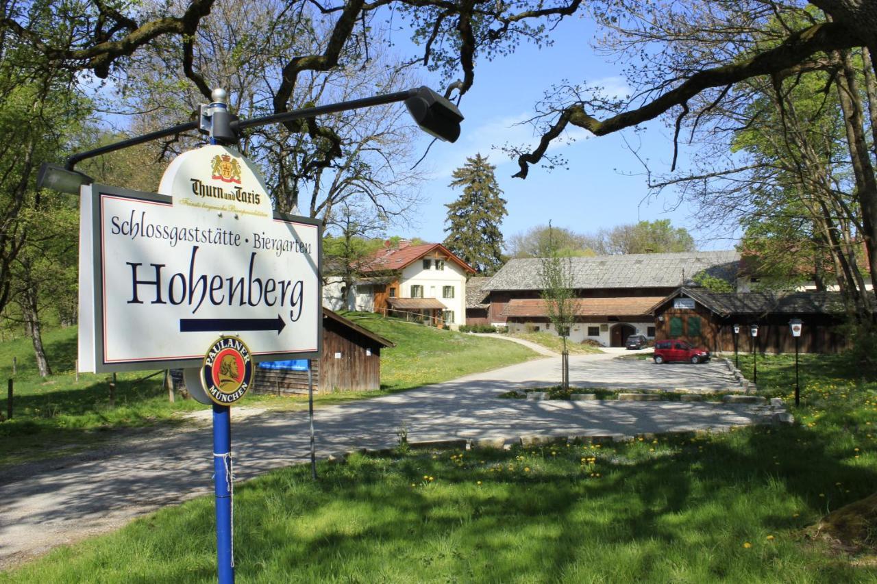 Ferienwohnung Schlossgaststätte Hohenberg Seeshaupt Exterior foto