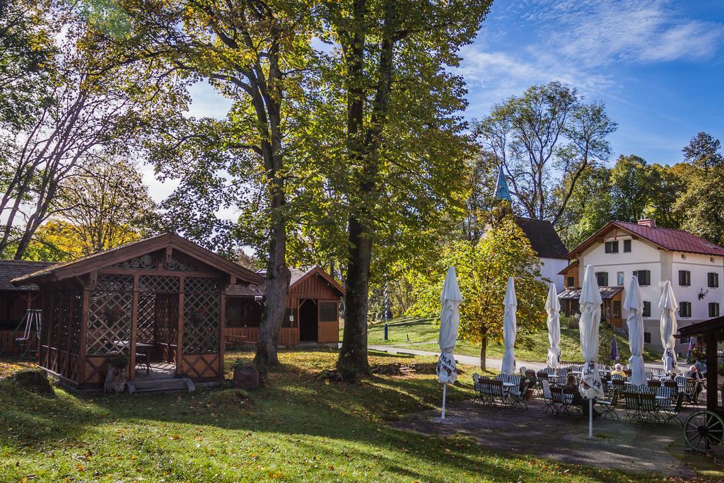 Ferienwohnung Schlossgaststätte Hohenberg Seeshaupt Exterior foto
